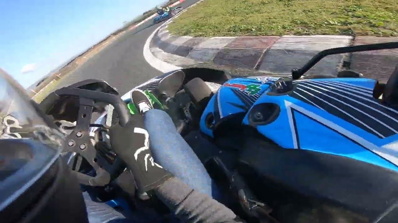 Fun rental kart race with colleagues - RACE 1