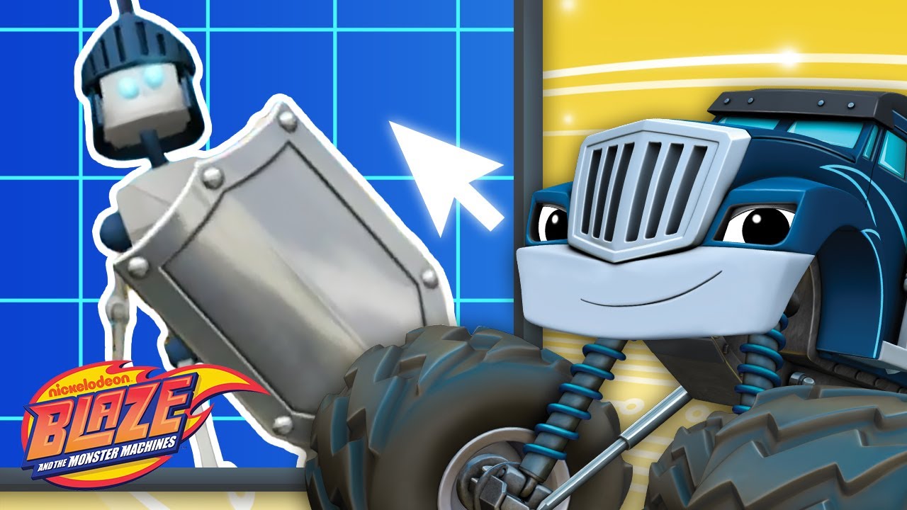 Crusher Builds Robot #5 | Games For Kids | Blaze and the Monster Machines