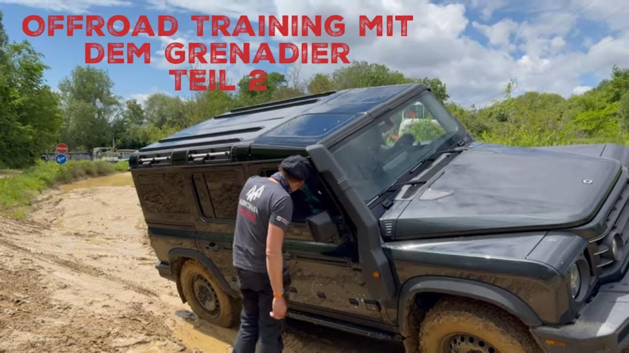Ineos Grenadier Offroad-Training von Abenteuer 4x4 Teil 2