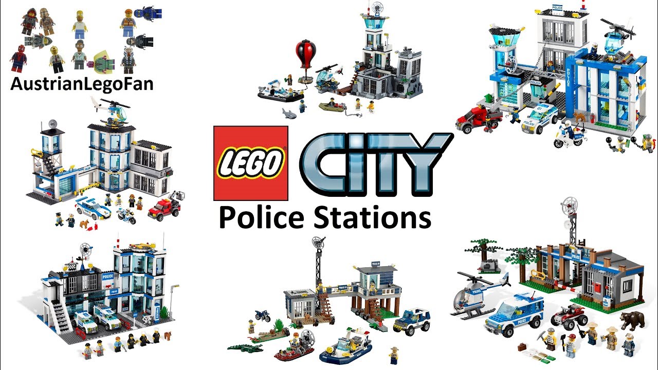 All Lego City Police Stations 2011 - 2017 - Lego Speed Build Review