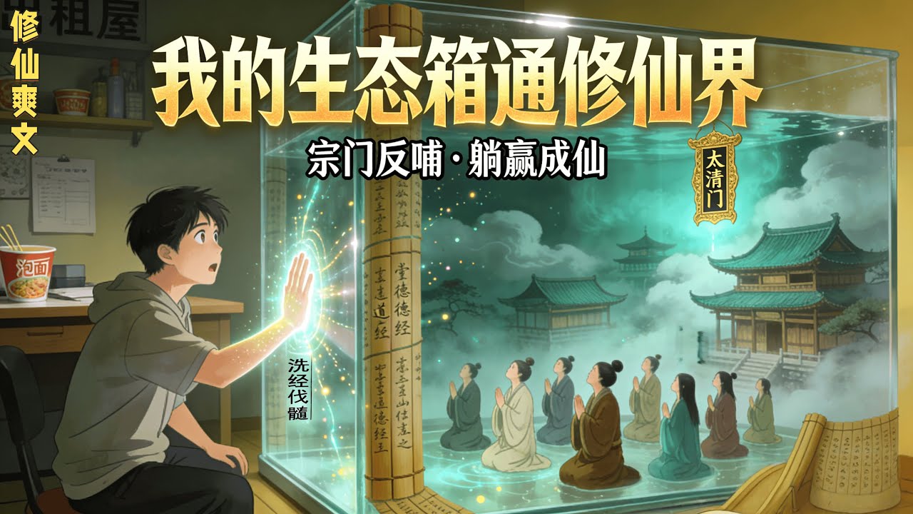 🔥強推🔥【掌控世界，我有一個箱內修仙宗門】生態箱裡養仙門，我靠弟子反哺成仙。