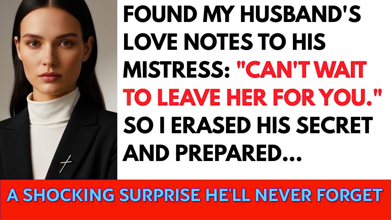 Found my husband's love notes to his mistress  'Can't wait to leave her for you '
