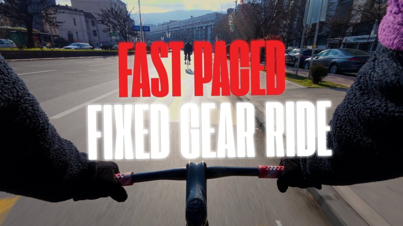 Fixed Gear Riding at Full Speed | NO BRAKES (POV)