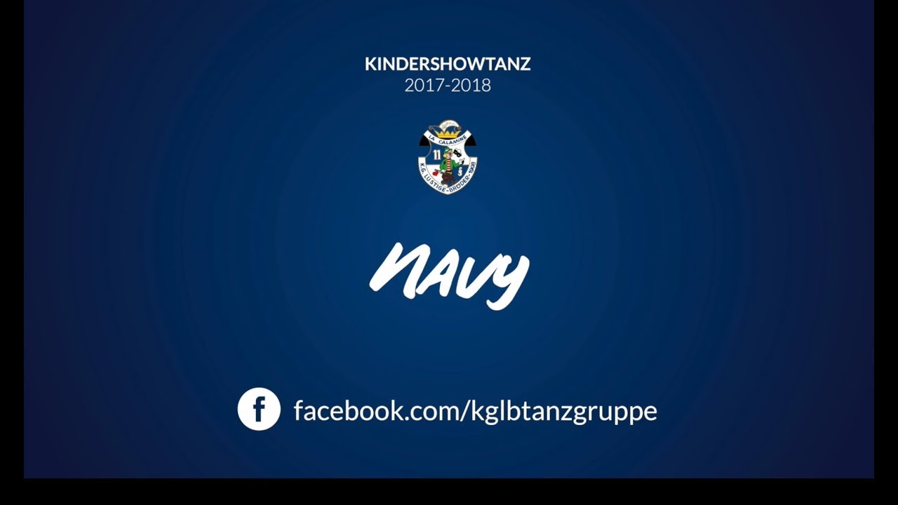 KG Lustige Brüder – Kindershowtanz – Navy (2017-2018)