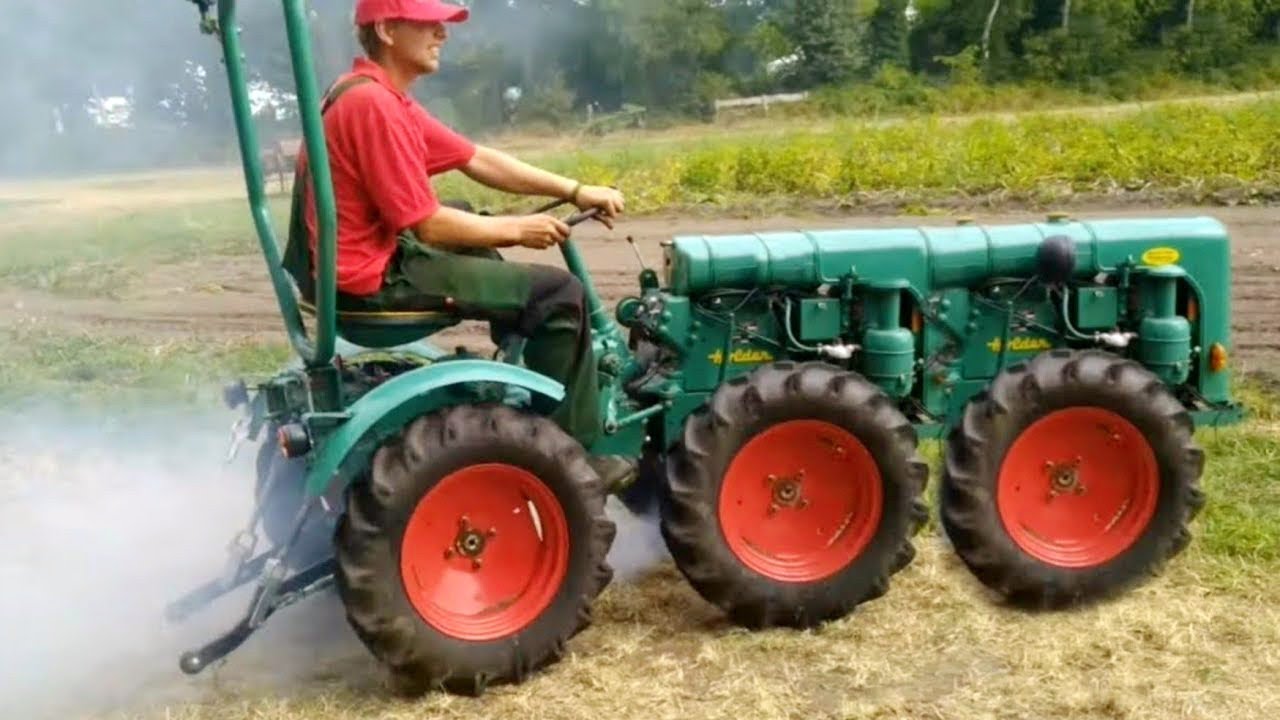 Unique mini tractors from around the world, video selection