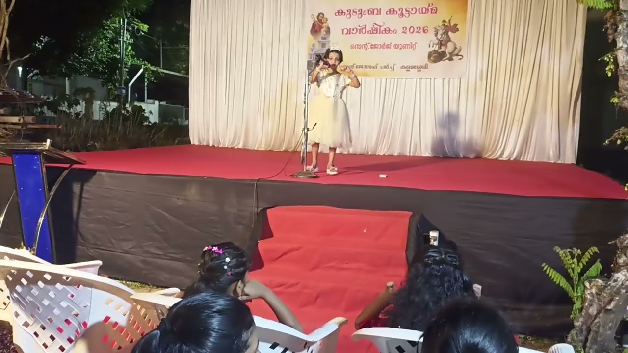 5year old cute girl singing Christian devotional song