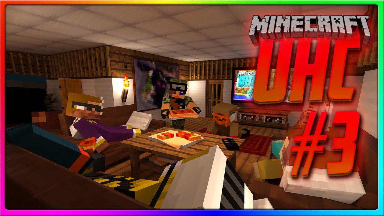 Minecraft UHC - OMG THE LAVA! (CrewHC Episode 3!)