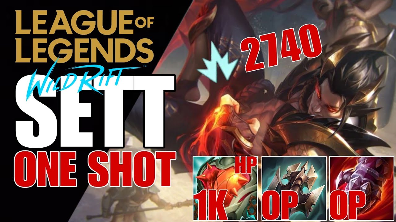 WILD RIFT: BROKEN! SETT ONE SHOTS EVERYONE WITH SECOND SKILL OP AF