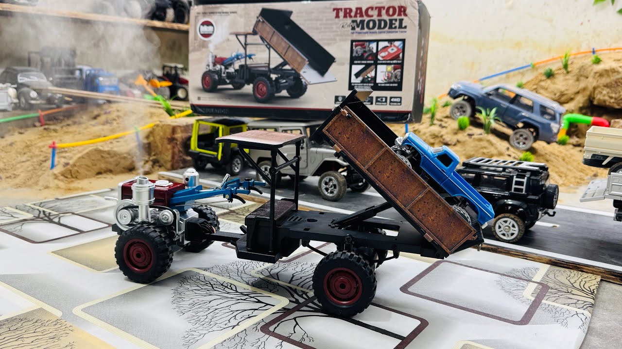 New JJRC C8836-YW 4WD Tractor Unboxing & Mud Testing - RC7010