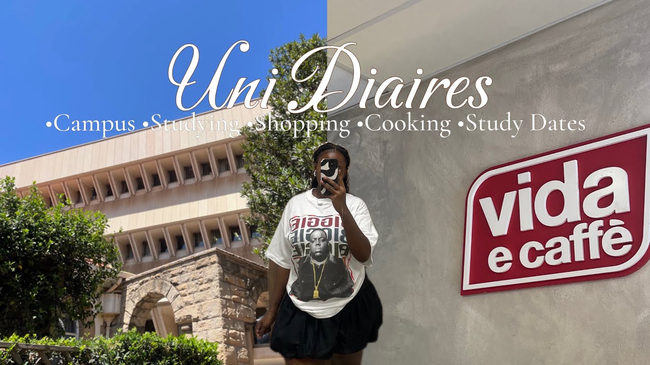 Uni Diaries ep7: The life of a University of Pretoria student|Shopping|Cafe Study Date 🍵 #vlogtober