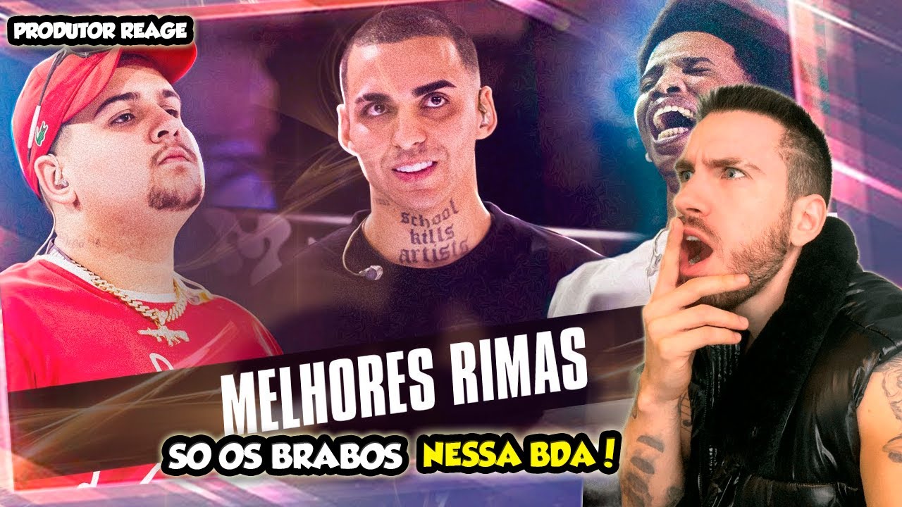 Produtor Reagindo MELHORES RIMAS na BDA 6 ANOS | SÓ FATALITY!!! | BDA 6 ANOS  (REACT)
