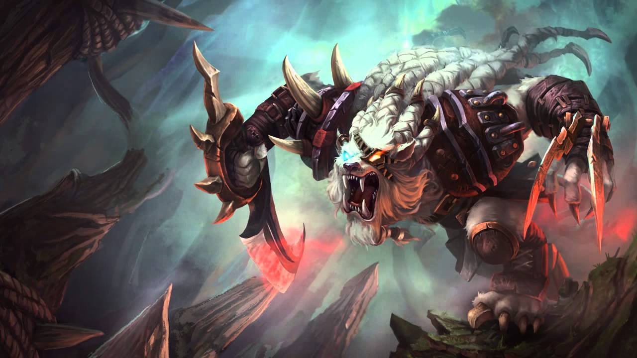 렝가: 추적하는 사자 | 로그인 화면 - 리그 오브 레전드