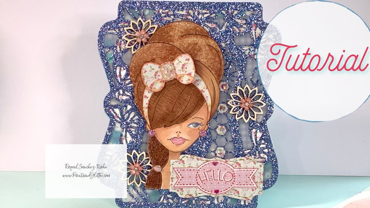 Hair Coloring Tutorial using Texture on Julie Nutting Doll