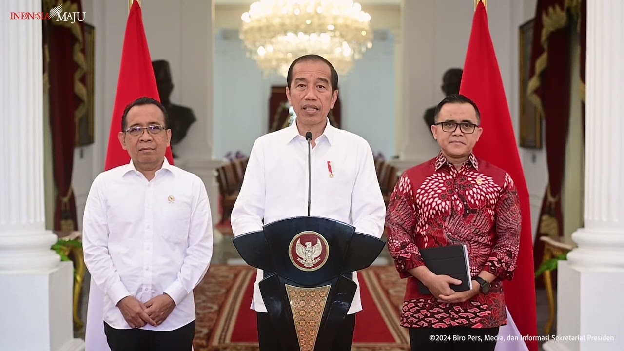 Keterangan Pers Presiden Jokowi Terkait Penerimaan CASN 2024, Istana Merdeka, 5 Januari 2024