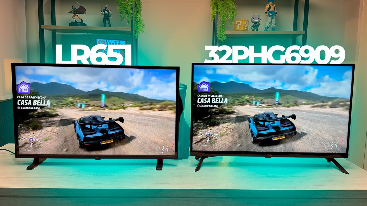 Smart TV 32” LG LR651 vs Philips 32PHG6909 | Comparativo COMPLETO