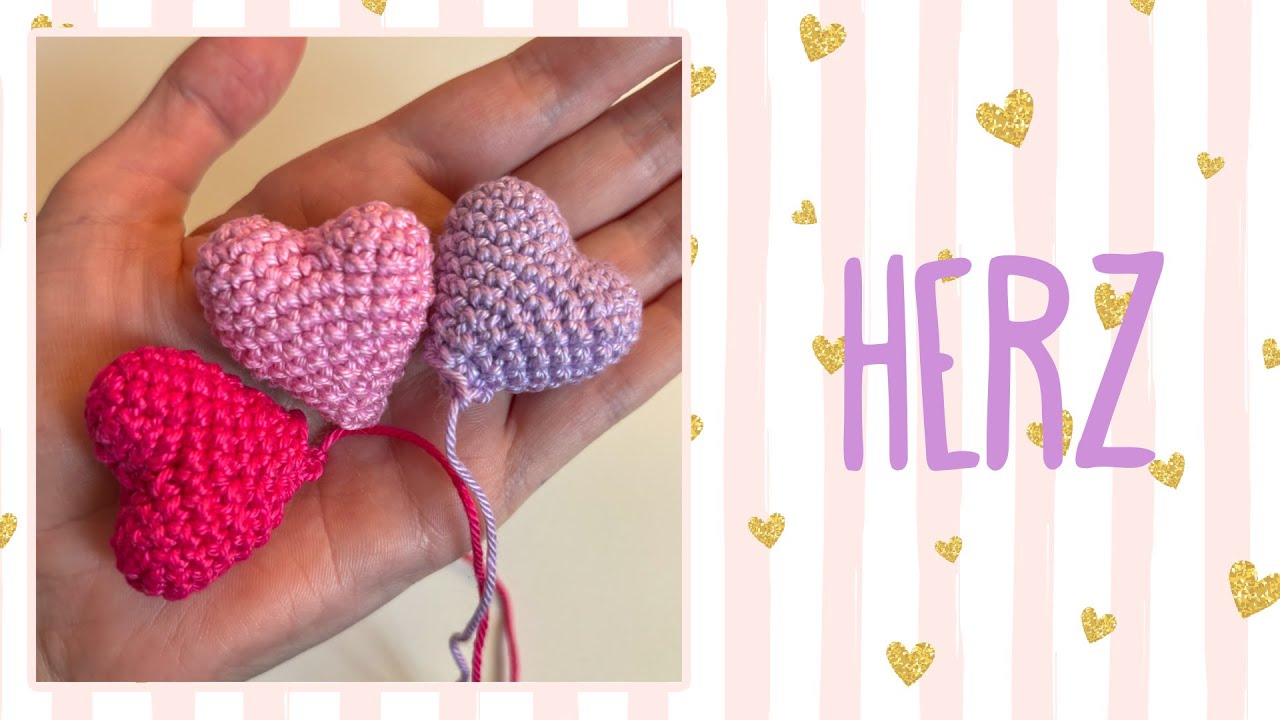 Herz häkeln - Valentinstag Häkelanleitung by justMiko