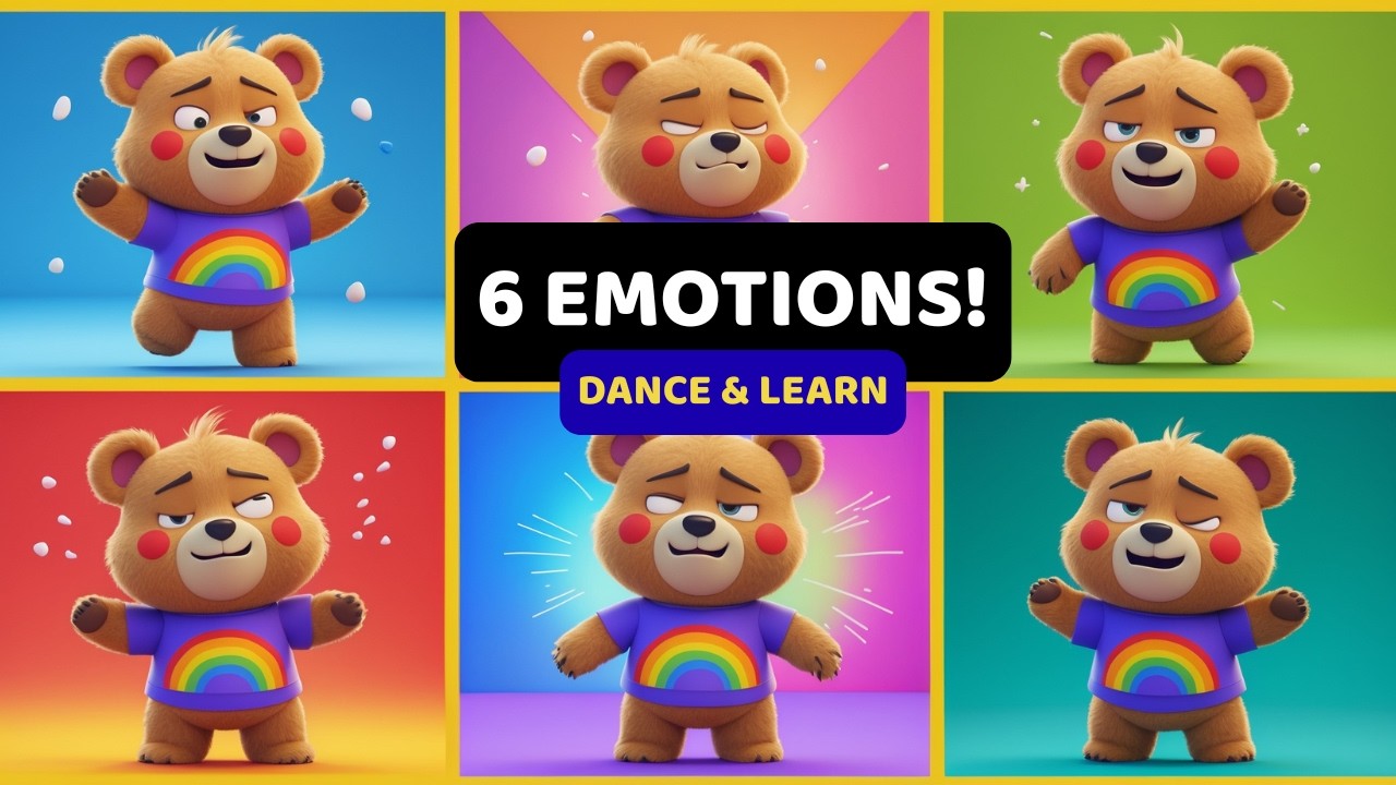 Emotion Motion Dance! 🌈 Fun Feelings Song for Kids | Dance & Learn Emotions for Toddlers #kidssongs