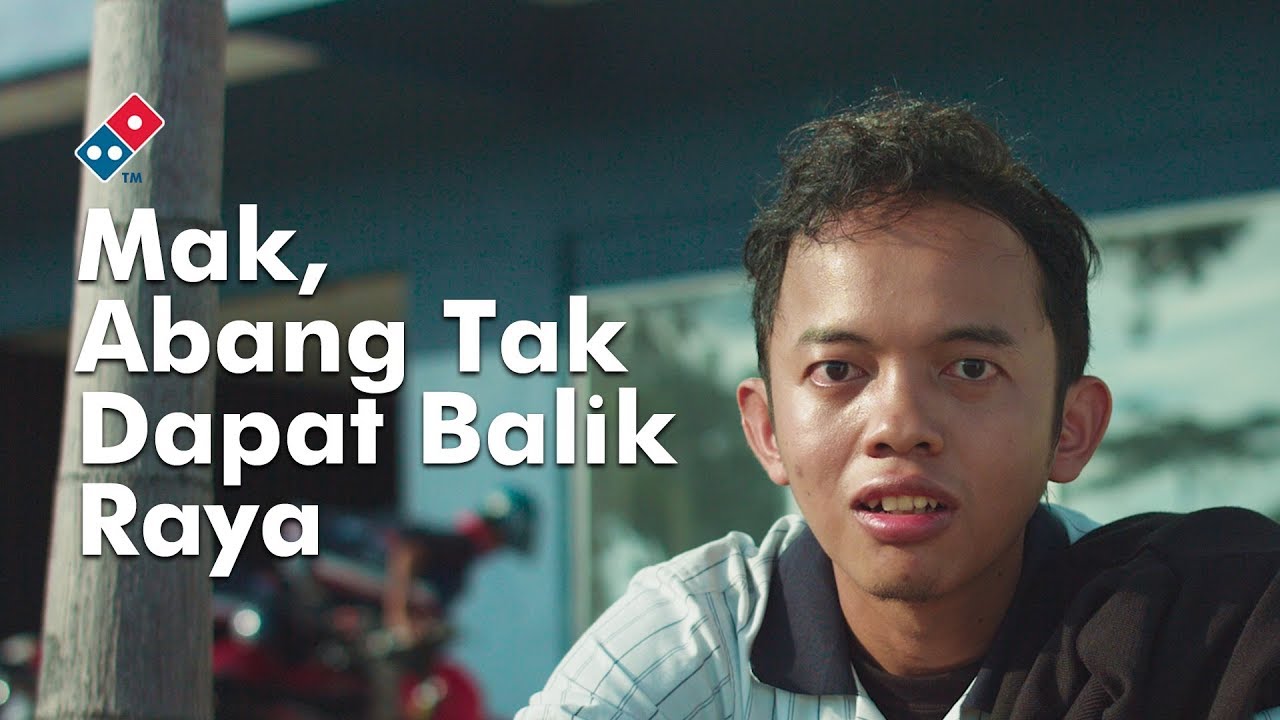 Iklan Raya Domino's Pizza Malaysia 2018 | #Mak,AbangTakDapatBalikRaya