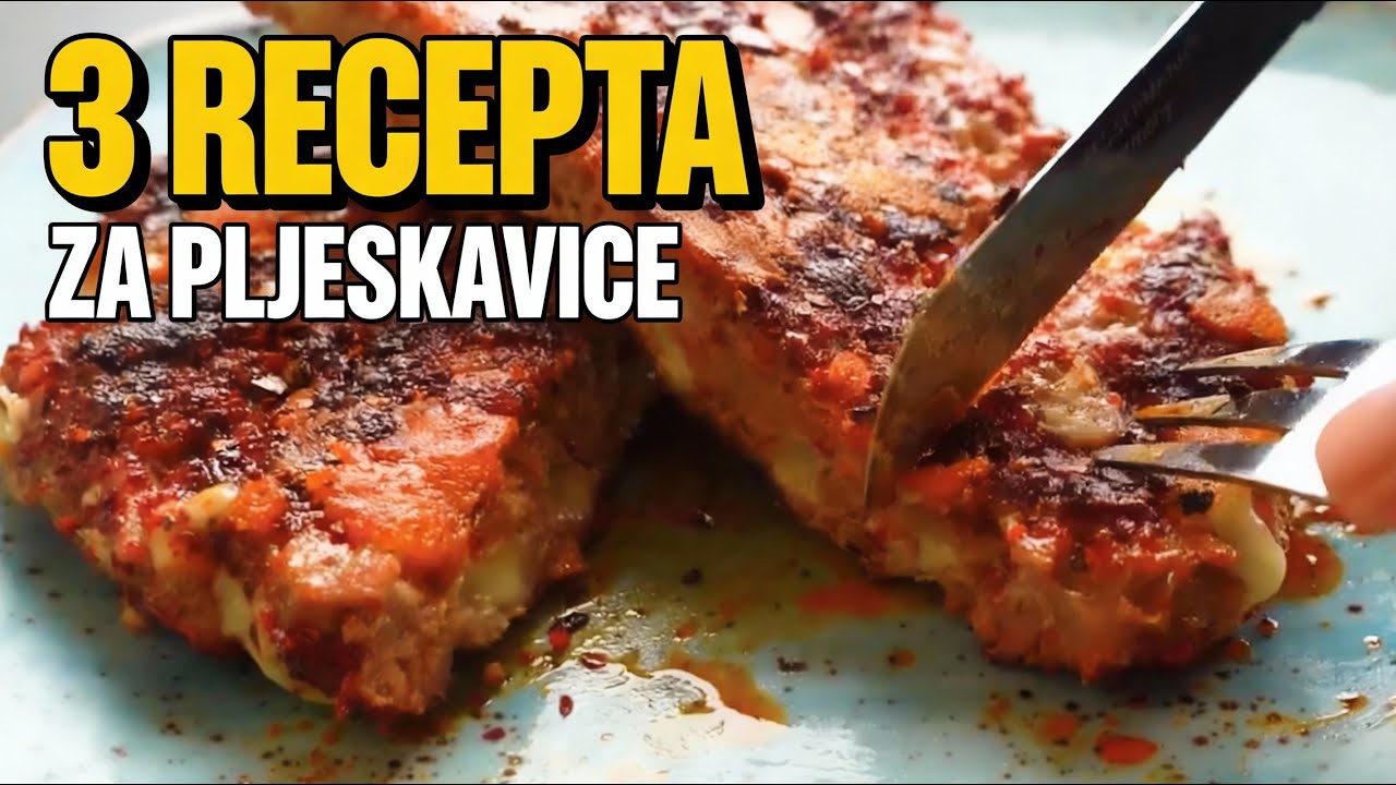 Tajna za NAJSOČNIJE PLJESKAVICE: Testirao sam 3 Recepta! (Rezultat je čudo)