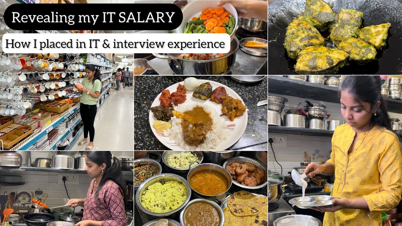 Vlog#26 🖥️How much was I earning in IT?!Managing cooking during festivals👩‍🍳#diml #itworks #yt