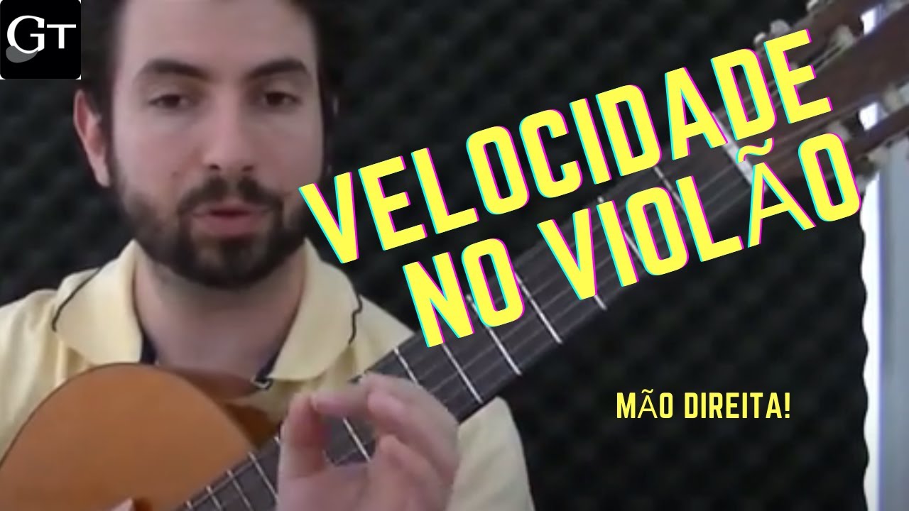 Exercício para velocidade no violão (mão direita)