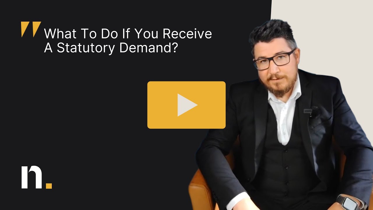 What to do if you receive a Statutory Demand