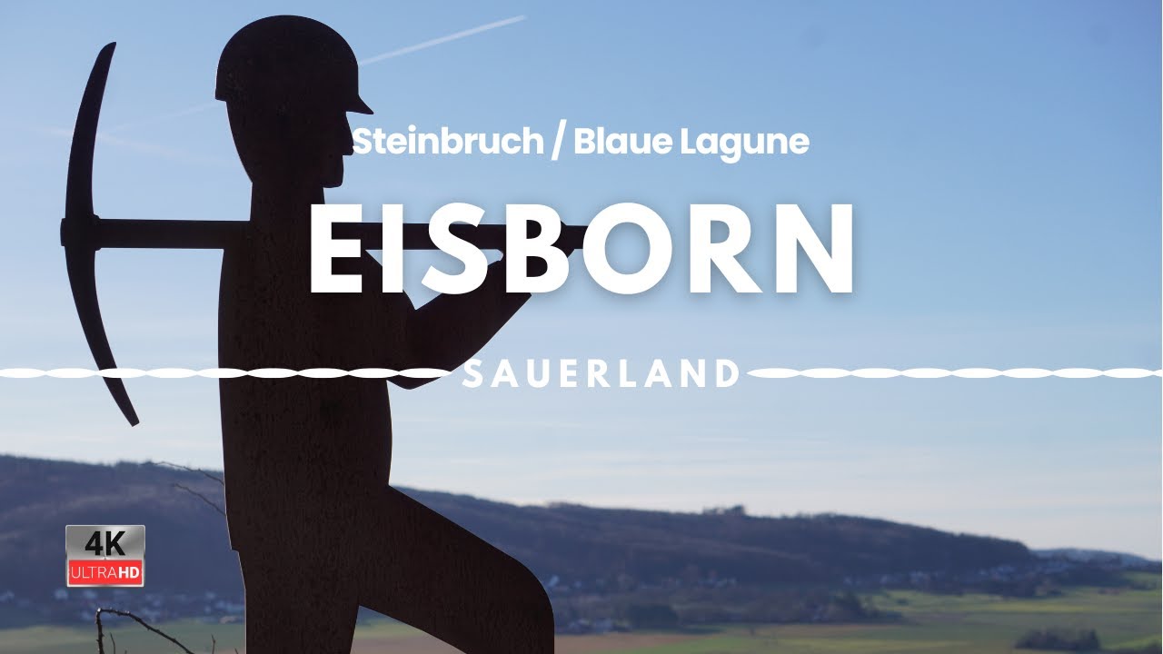 SAUERLAND / STEINBRUCH bei Eisborn / Balve / Blaue Lagune / Kleine, chaotische Wanderung / 4K