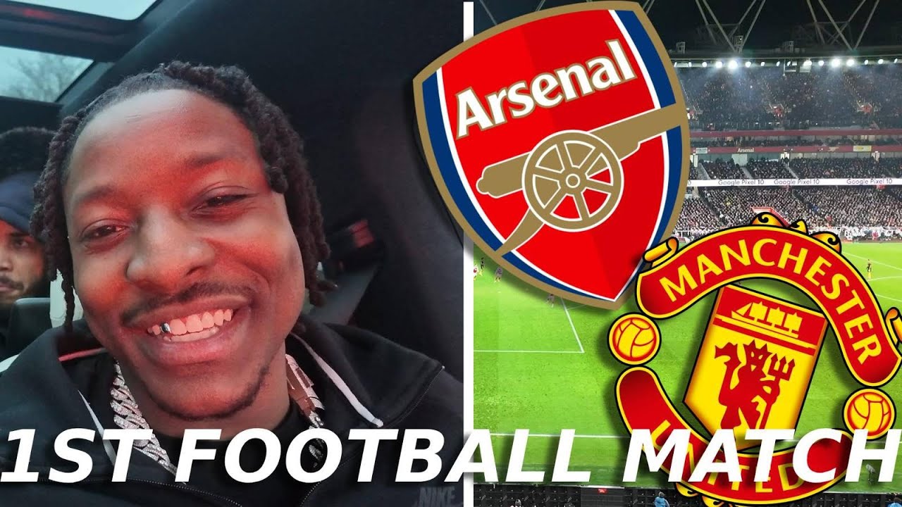 My First Football Match | Arsenal 2–3 Man United | Ft. M24 & Luke Shaw’s Dad