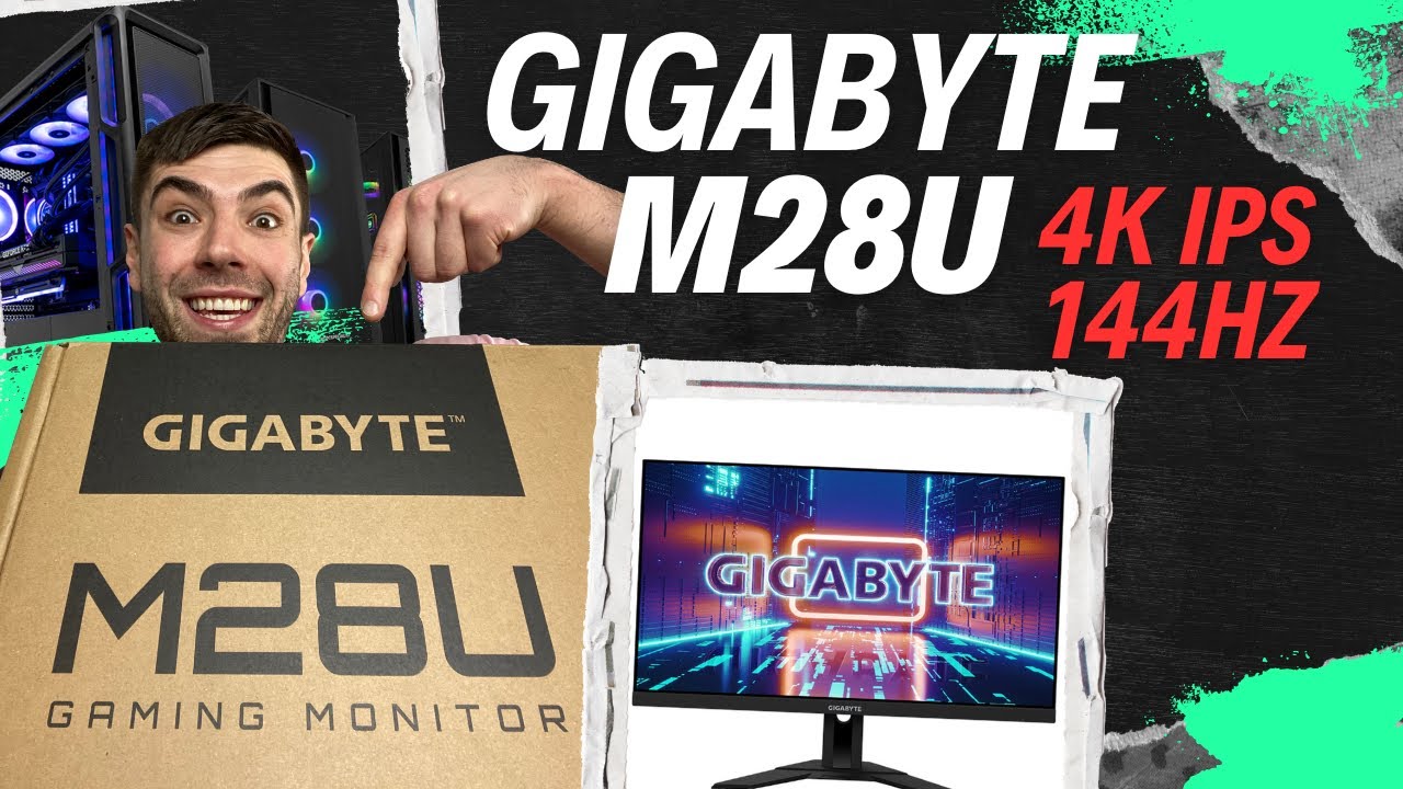 Najlepszy monitor gamingowy 4K?😱GIGABYTE M28U❤️Unboxing | Najlepszy monitor do gier? #gigabyte