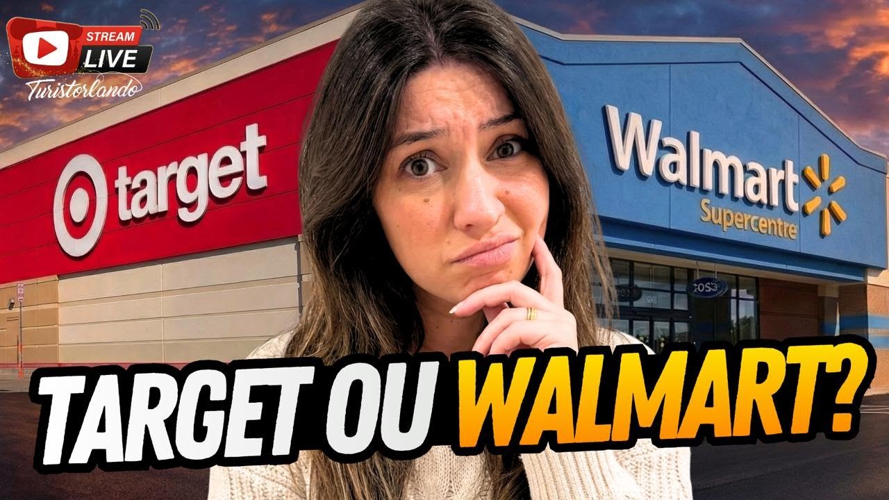 QUAL MELHOR SUPERMERCADO DE ORLANDO - WALMART OU TARGET