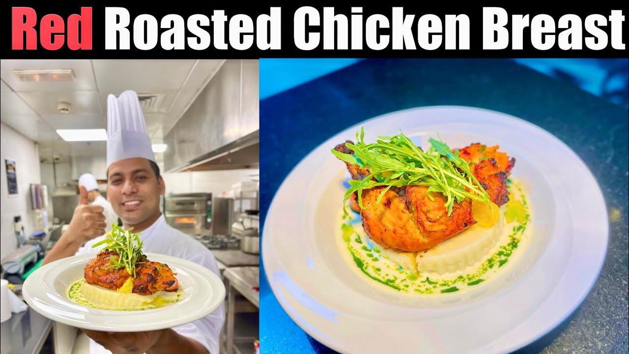 Red Roast Chicken Breast recipe😳 | simple recipe add on your menu | India chicken breast recipe
