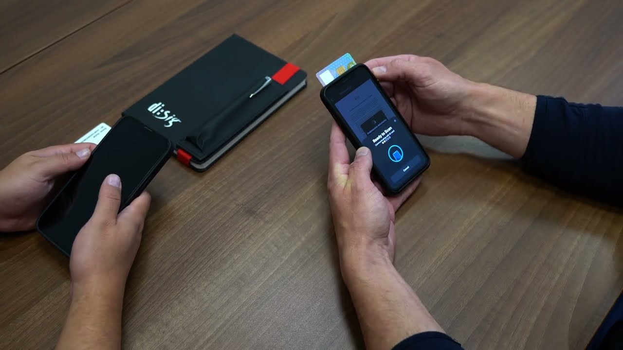Kvalifikovaný elektronický podpis v mobile bezkontaktne s NFC kartou