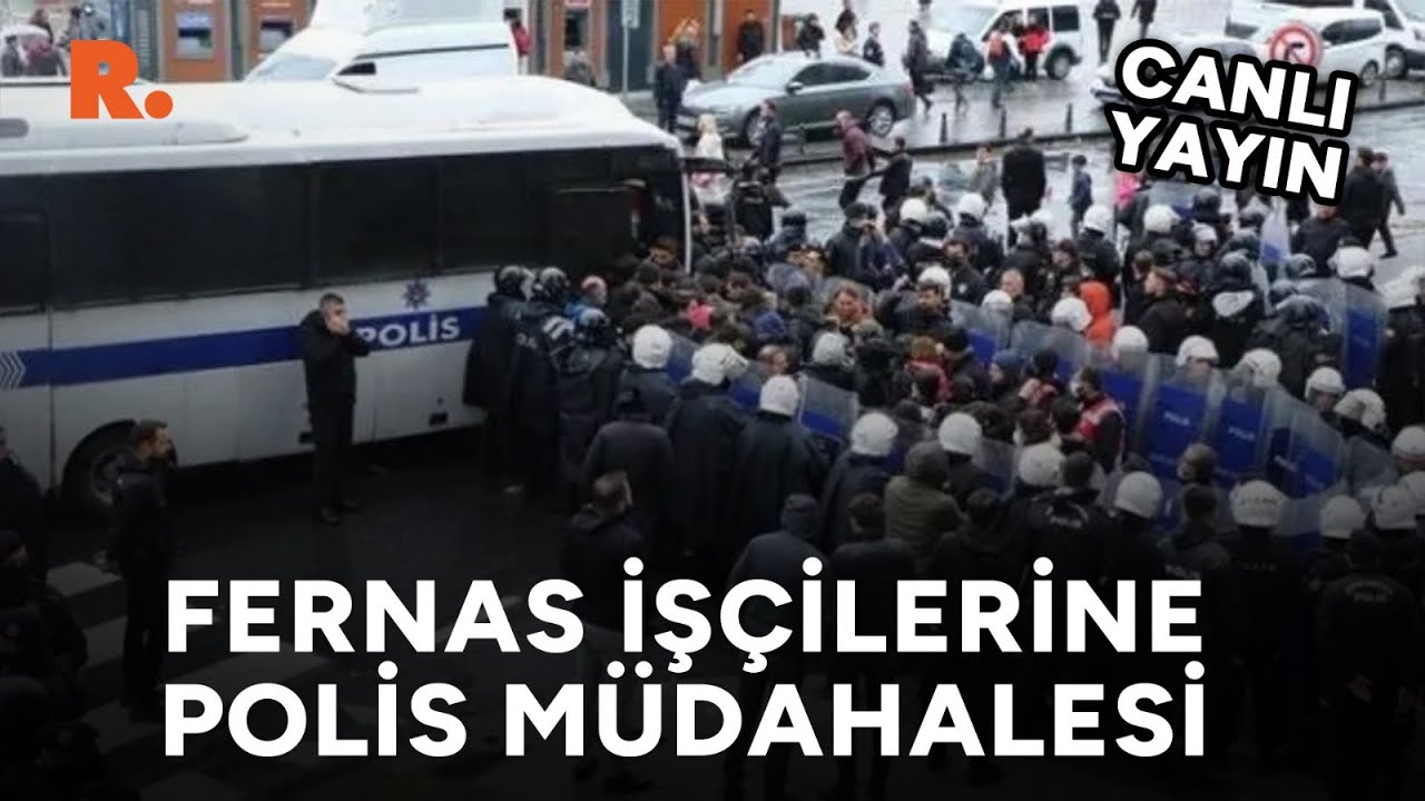 Fernas Madencilik’te eyleme polis müdahalesi: İşçiler gözaltına alındı #CANLI