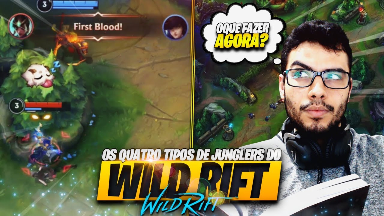 Tipos de JUNGLERS na Pratica  no WILD RIFT