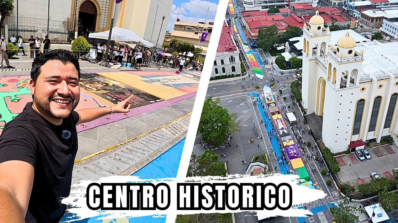 IMPRESIONANTE LA ALFOMBRA MAS GRANDE de EL SALVADOR | Mas de 600 metros
