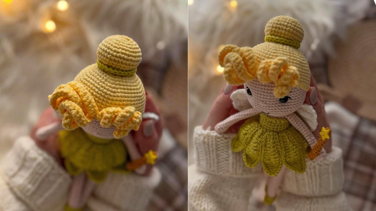 👉 Фея Дінь-Дінь | Шлях від пряжі до іграшки 🧶🌿