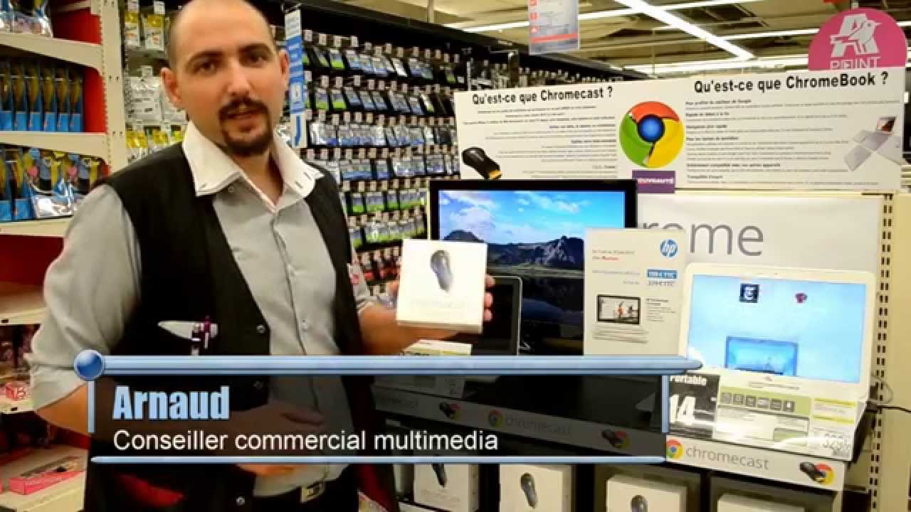 Auchan - Démonstration chromecast