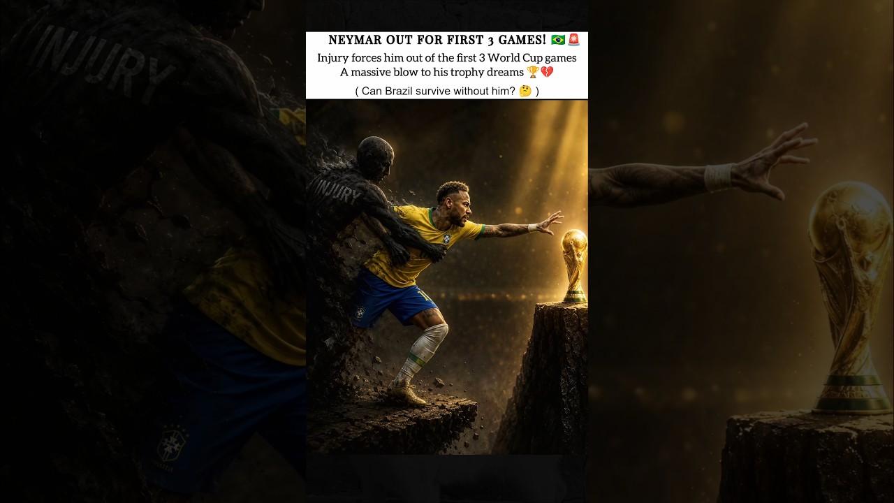 NEYMAR OUT! Injury Shatters World Cup Dreams 🇧🇷💔