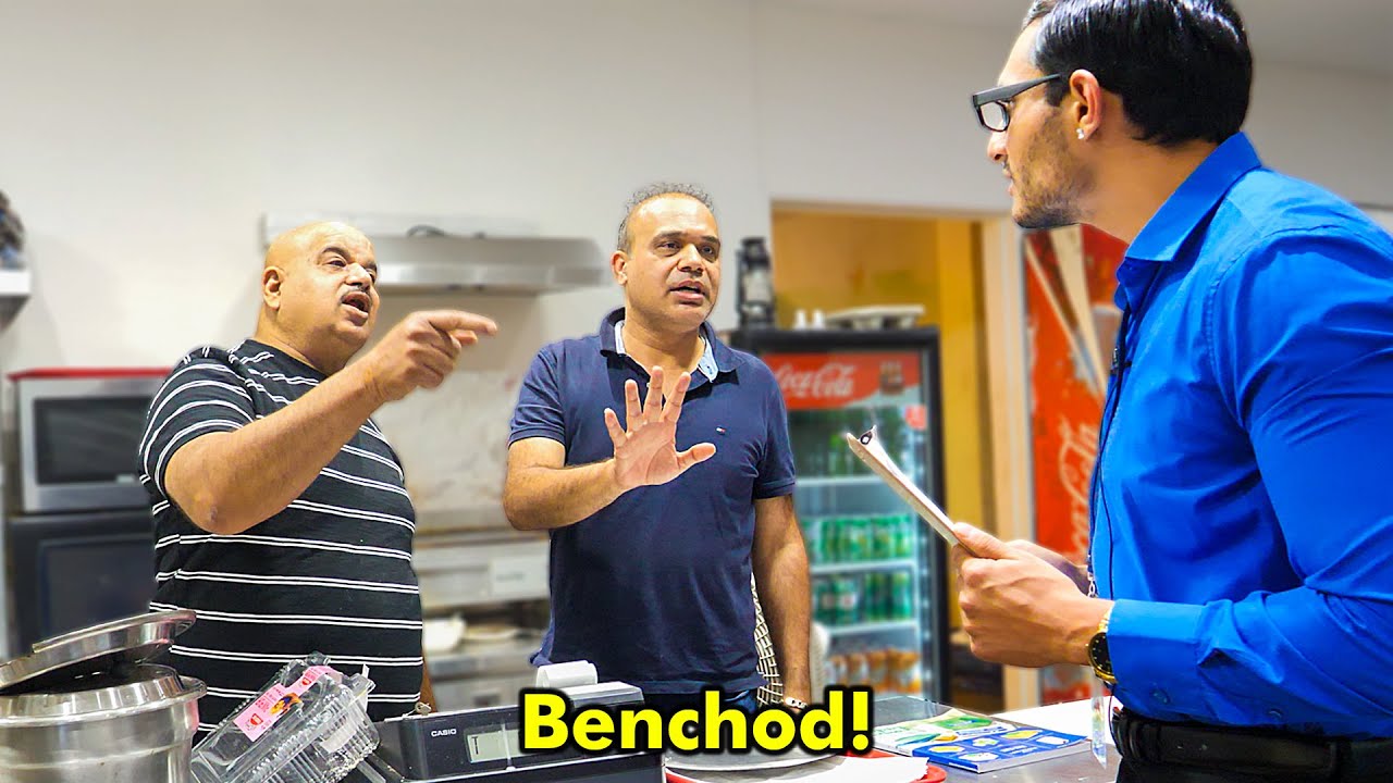 Fake Health Inspector At Desi Restaurant Prank