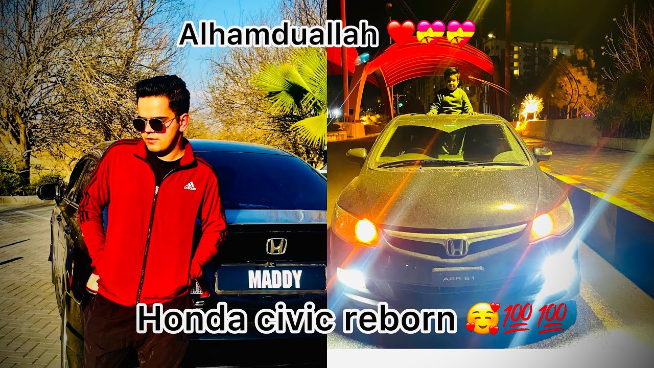 Ali ko gari bohat pasand agye | Honda civic |#bahriauniversity #buic #civic #reborn #newcar #ikan