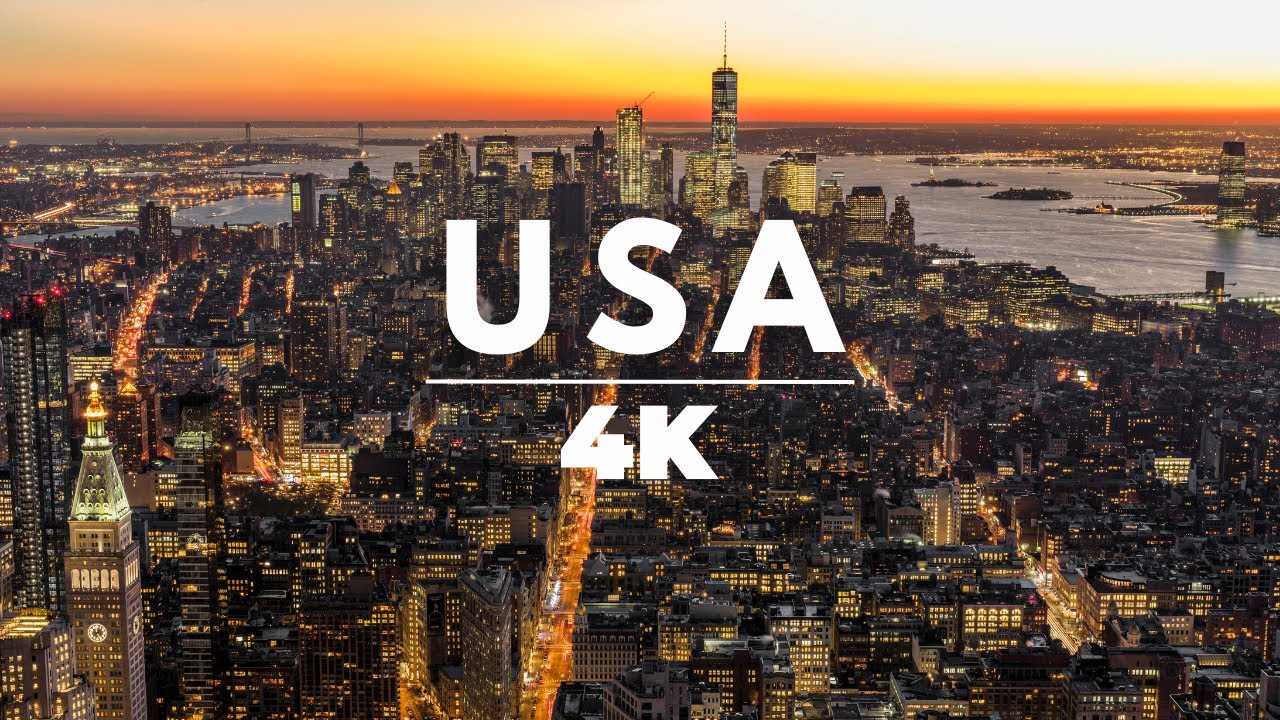 The United States (USA) in 4k ULTRA HD HDR - Land of the Free (60 FPS)