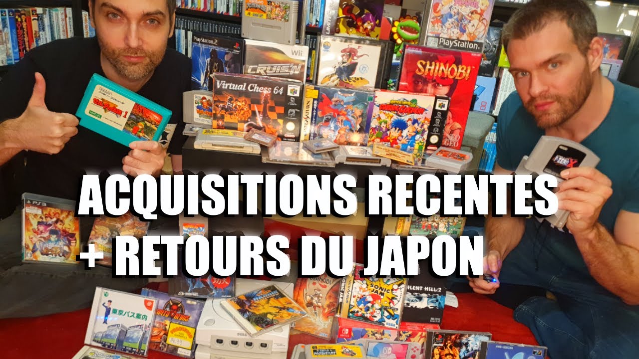 Acquisitions des 6 derniers mois + les retours du Japon de T Master