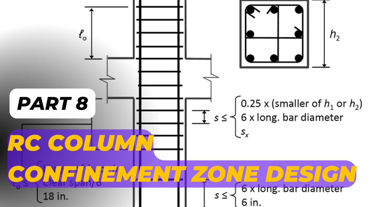 8. RC Column Transverse (Confinement) Reinforcement Design for Seismic Detailing of SMRF [Tagalog🇵🇭]