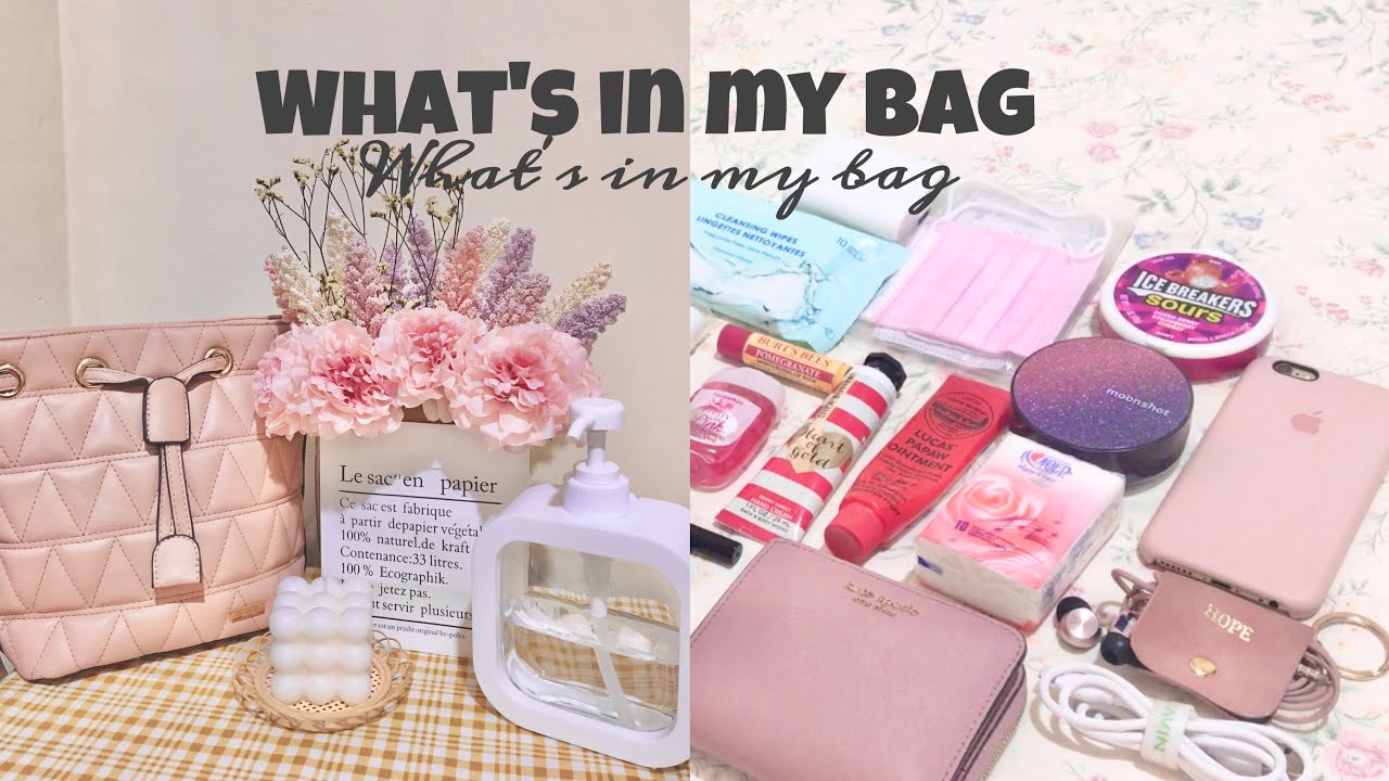 what's in my bag ✨