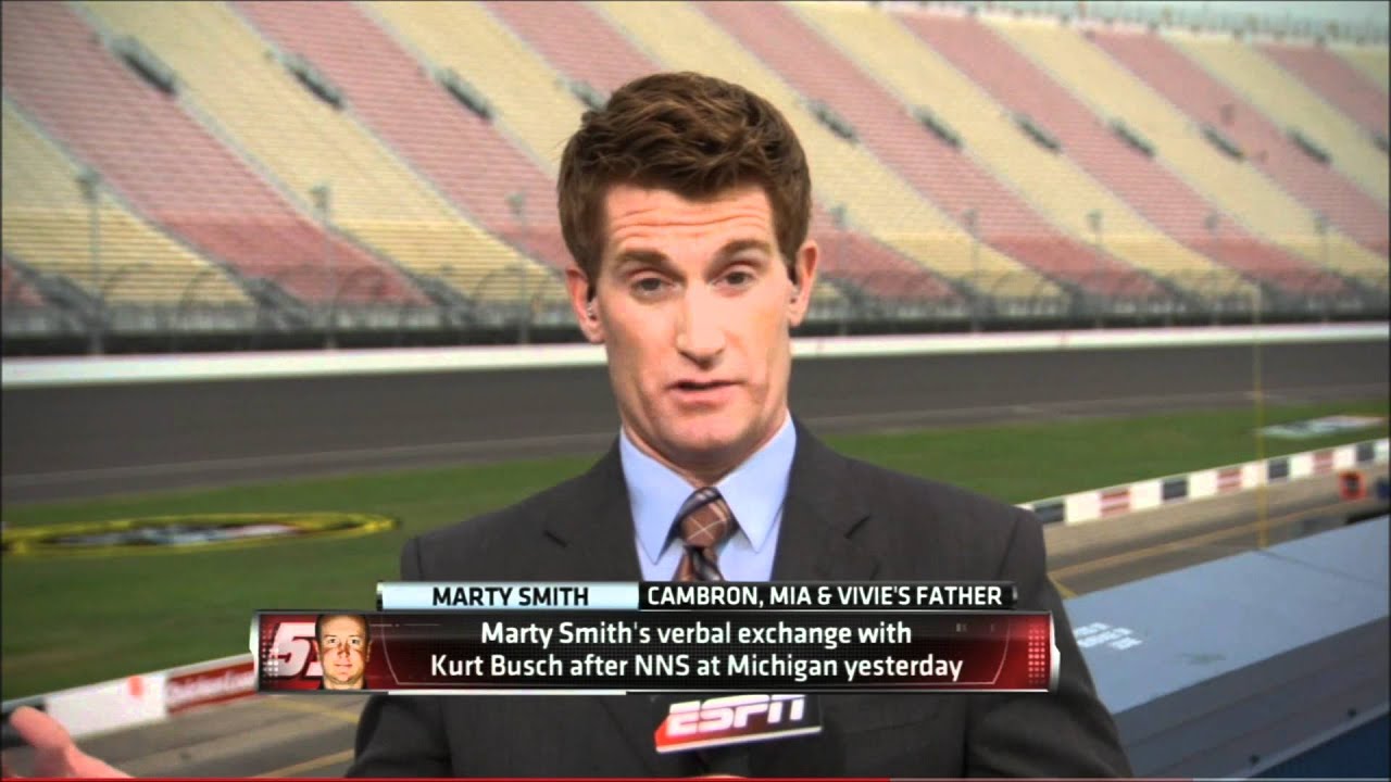 Kurt Busch Marty Smith Confrontation at Michigan