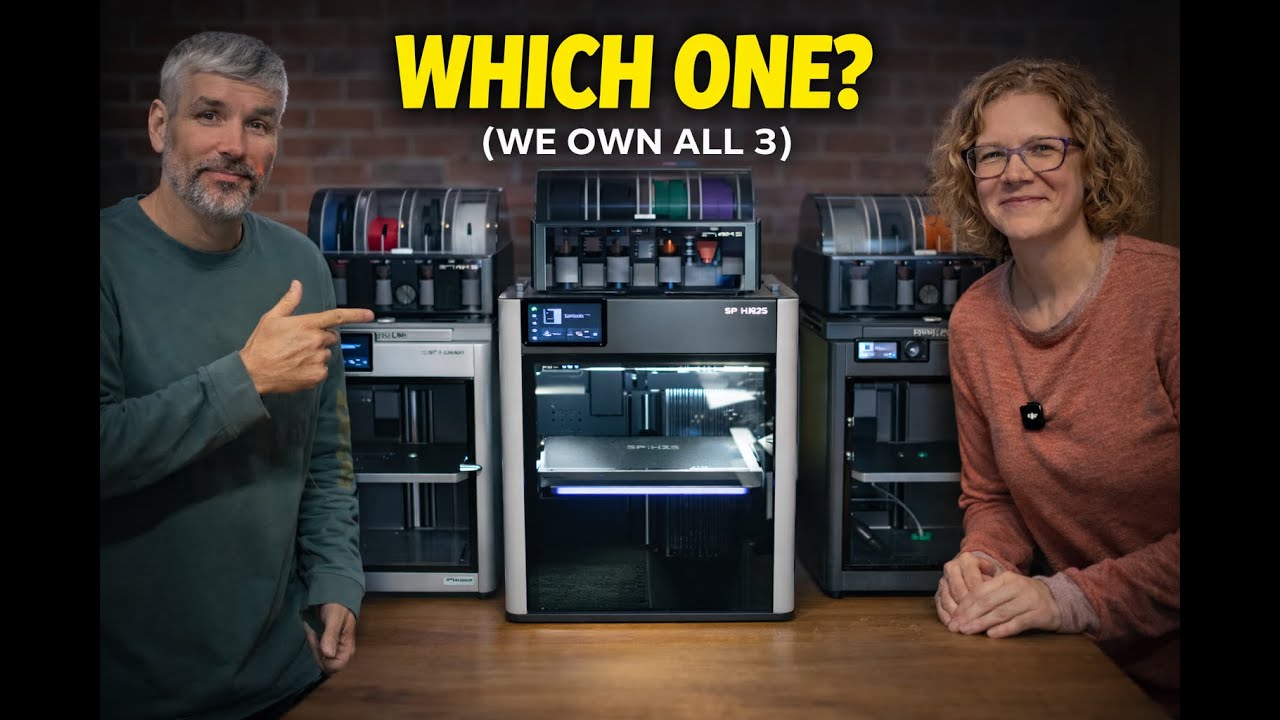 H2S vs X1C vs P1S — We Own All 3 (Early Comparison)