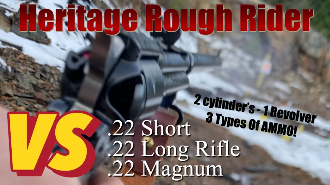 Heritage Rough Rider .22 Mag Vs .22 LR Vs .22 Short (Carbine) Review