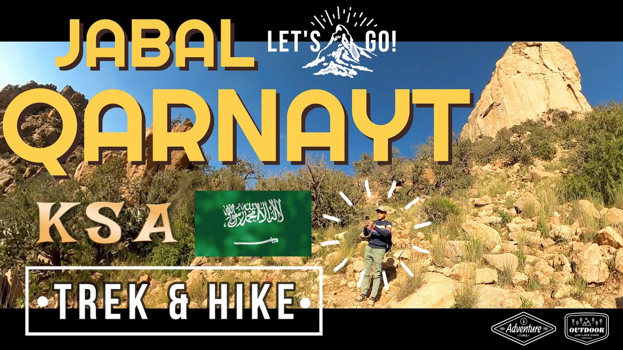 4K | ASMR - Trek and Hike at Jabal Qarnayt, Saudi Arabia | 2023 | GoPro-MAX
