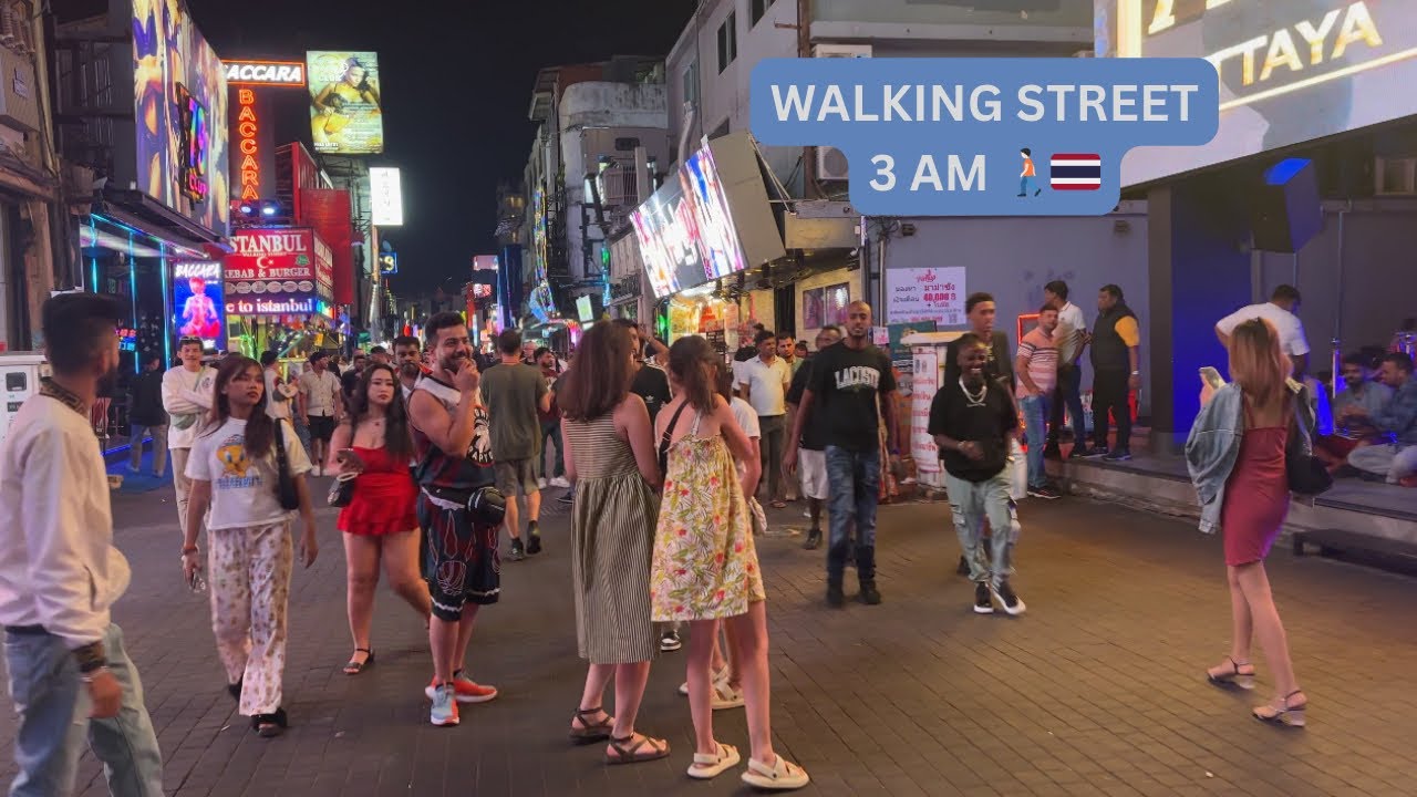 Pattaya Walking Street - January 2025 - 3 AM