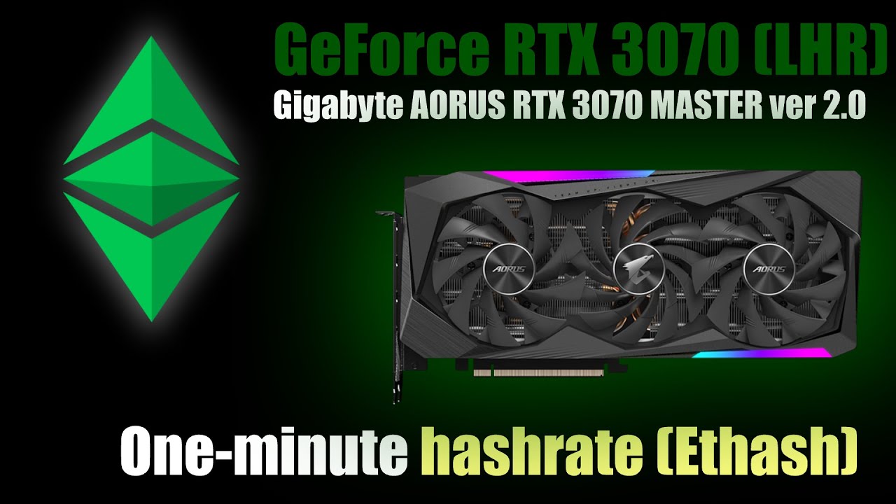 GeForce RTX 3070 | Hashrate unlocked by NBMiner